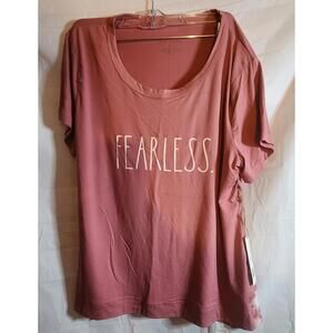 Rea Dunn Fearless Pink Women's Top and shorts